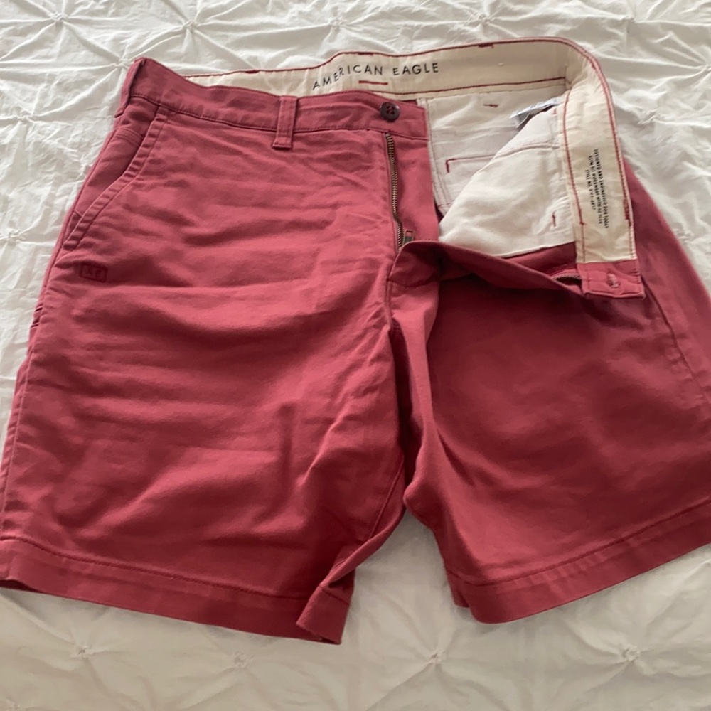 AE Men’s Red Chino Shorts